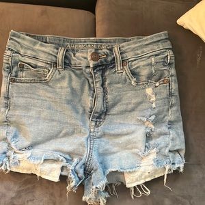Jean shorts, size 4, light wash